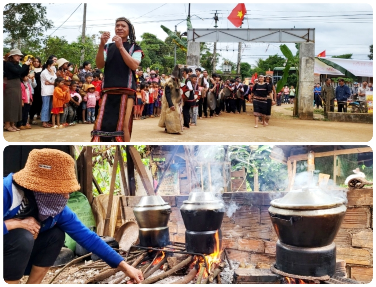 Vui cùng Tết cơm mới ở buôn Kon H’ring (1/1/2023)